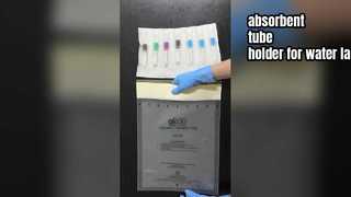 水質研究所用の7/4スロット付き吸収性ポケットスリーブ