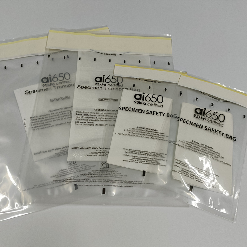 白 7 貯蔵穴 95kPa 試料袋 個別パッケージ 9 x 12 インチ