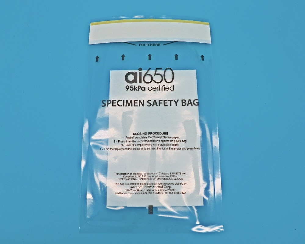高吸収性ジッパートップ LDPE 95kPa バッグ 尿サンプル収集キット