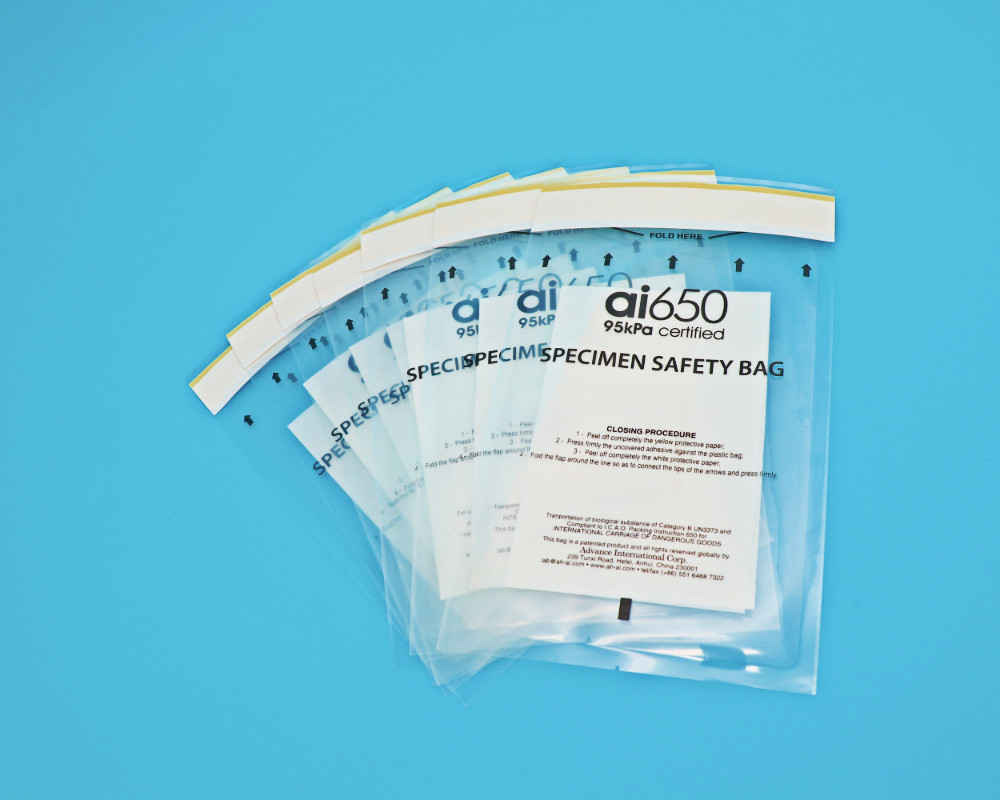 高吸収性ジッパートップ LDPE 95kPa バッグ 尿サンプル収集キット