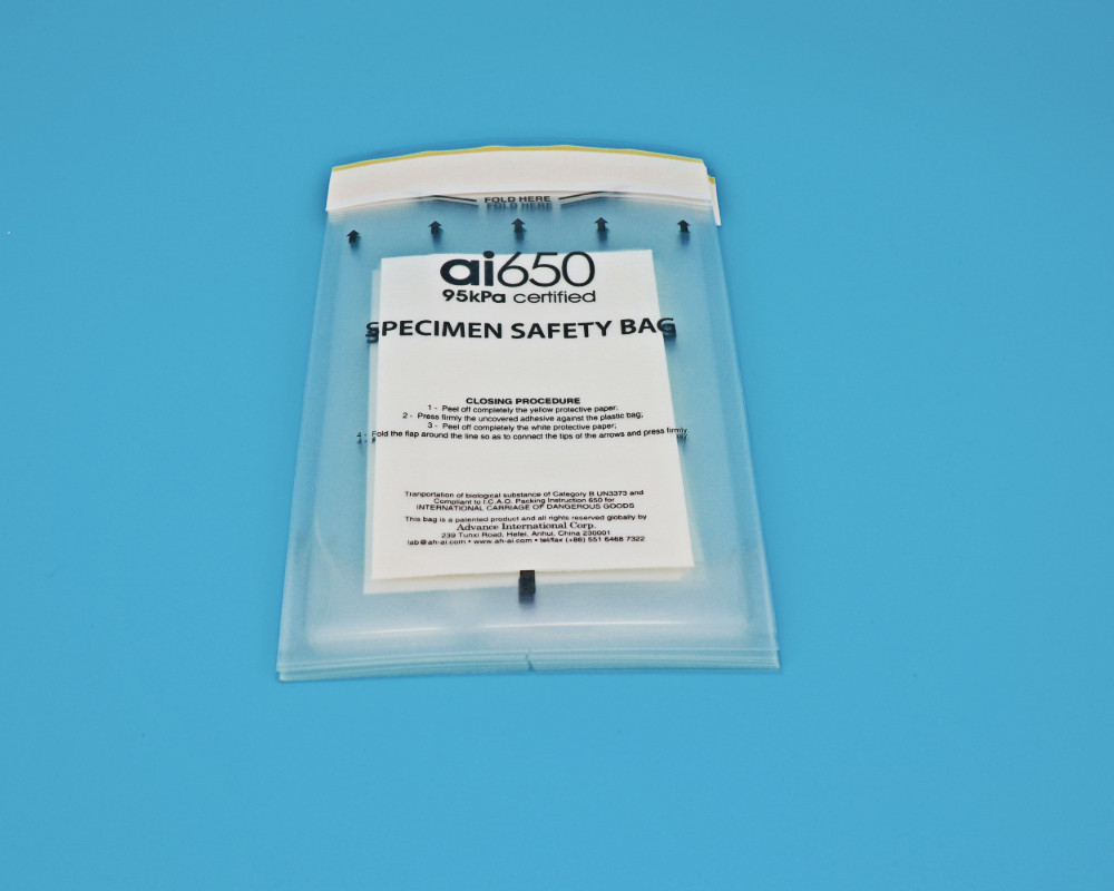 高吸収性ジッパートップ LDPE 95kPa バッグ 尿サンプル収集キット
