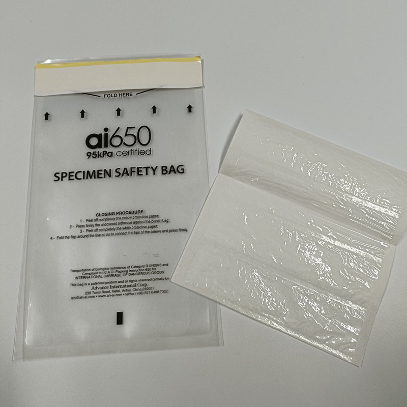 95kpa プラスチックのシップロック バイオハザード 実験用サンプル輸送袋