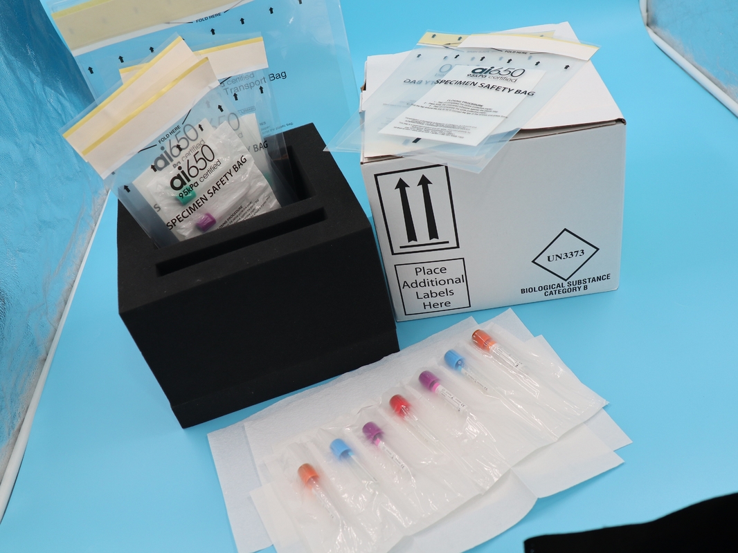 液体血液サンプル収集用冷却剤ジェルアイスパックと95kPaのプラスチック袋