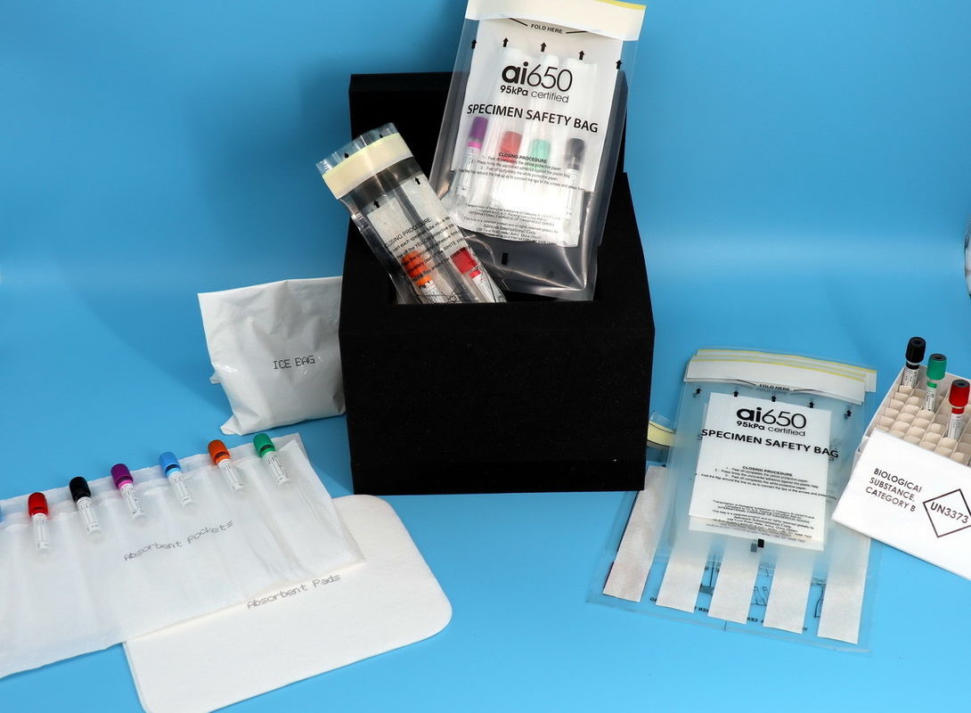 AI650 95kPa 試料輸送袋 7スロット吸着ポケット袖