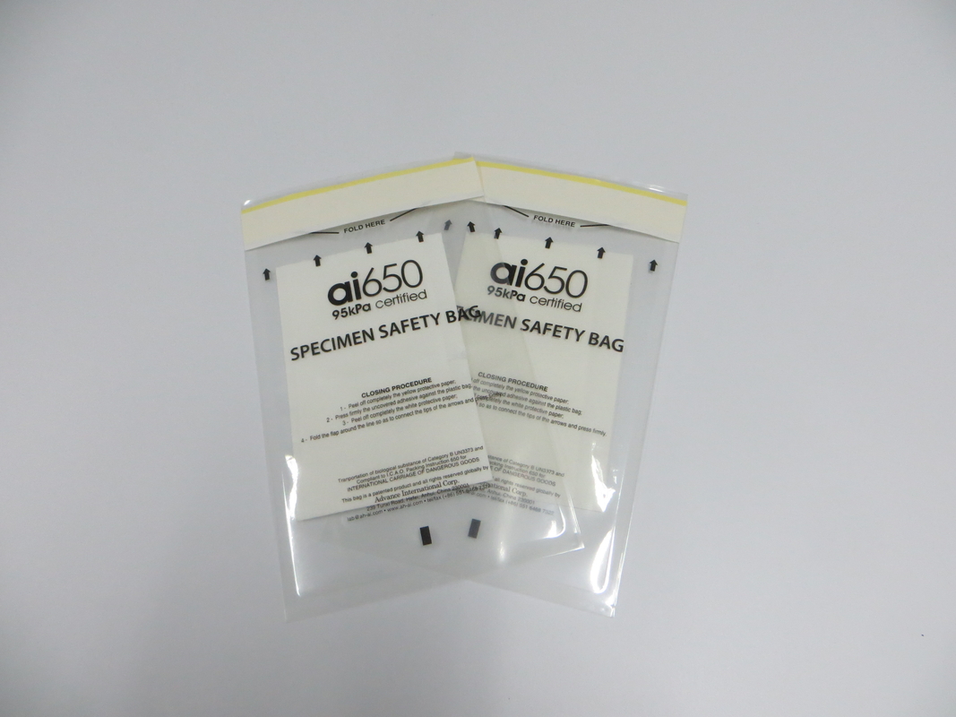 AI650 95kPa 試料輸送袋 7スロット吸着ポケット袖