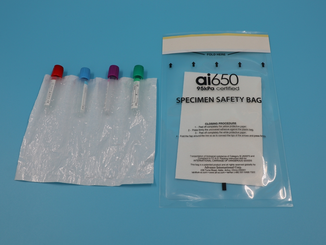 AI650 オーダーメイド バイオハザード メディカル リセーラブル バッグ PE 防水 Zip Lock 試料袋 ラボ用