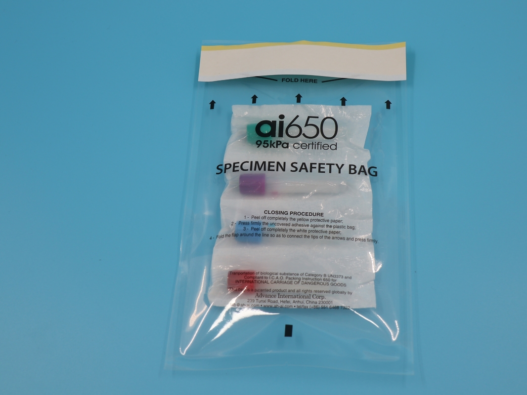 AI650 オーダーメイド バイオハザード バッグ 95Kpa バイオハザード 輸送 標本 バッグ カンガルー バッグ Un3373