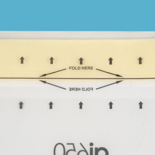 95kpa AI 650 医療用標本輸送袋  Zipロックとバイオハザードラベル