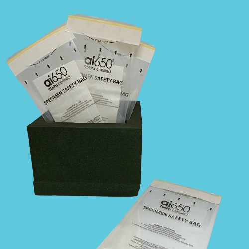 95kpa メディカルグレード LDPE 薬剤 試料袋 安全 密封 防水 包装  Zip Lock 薬剤 試料 生物危険 パッケージ