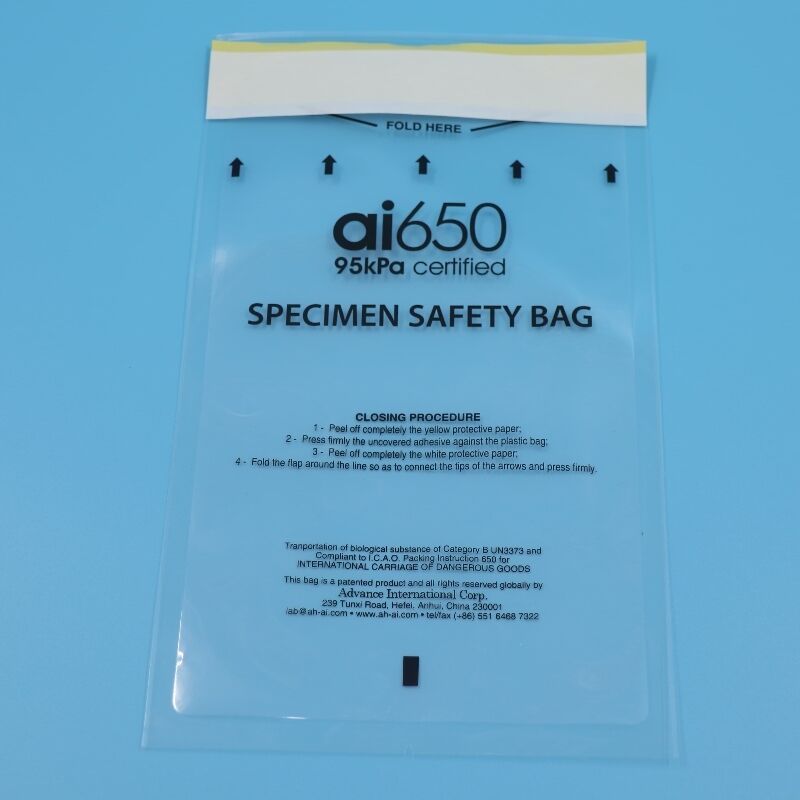 安全なサンプル輸送と保管のための耐久性のある水と下水サンプル袋