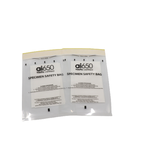 Custom OEM Biological Transport Bag Manufacturer 95kPa Tested Disposable Specimen Bags For Cold Chain Shipping