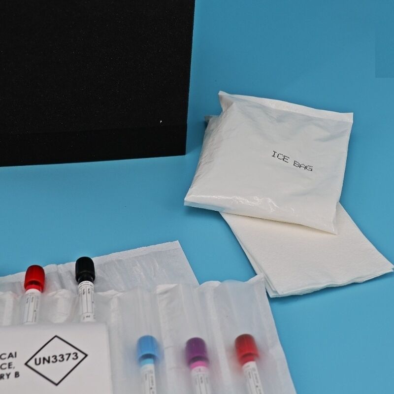 UN3373検体バッグ用 3x4インチ 吸収性スリーブ 500mlポーチ AI650ラボ検体輸送・保管用 4/6/7ベイ 吸収性ポーチ