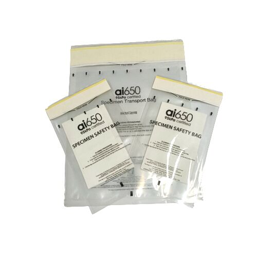 95kPa Biohazard Specimen Transport Bag Medical Transport Bag For Lab Research & Clinical Use