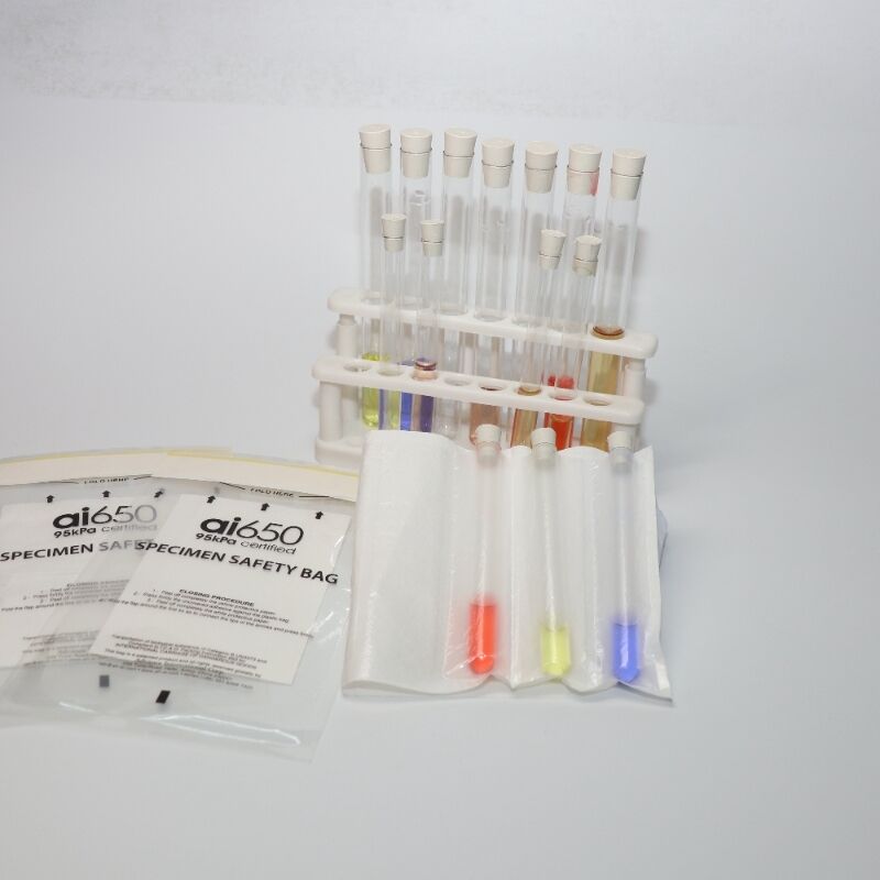 単品生物サンプル吸収パッド 試料輸送用の2ベイ/4ベイ/7ベイ吸収ポケット,UN3373準拠,95kPa漏れ防止